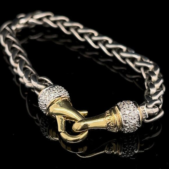 David Yurman Gold SIlver Bracelet - Picture 3 of 6